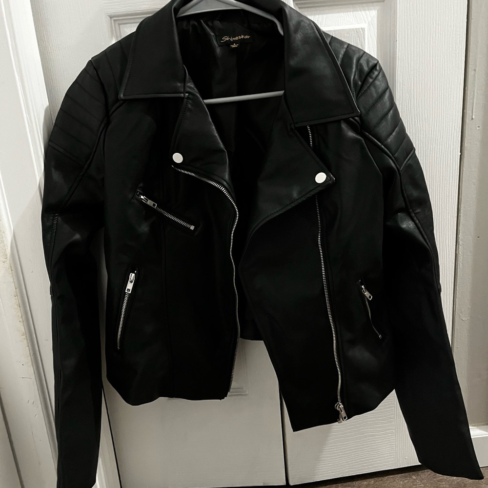Windsor faux leather jacket